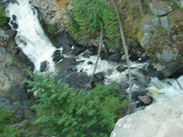 we saw lots of waterfalls