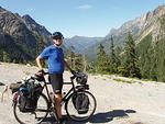 greg and his bike in the Cascades