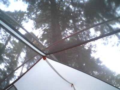 view from our tent