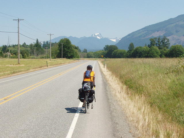 Riding on Centennial Bike Path